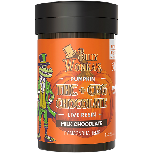 Billy Wonka's 120mg THC+CBG Chocolates The Green Leaf