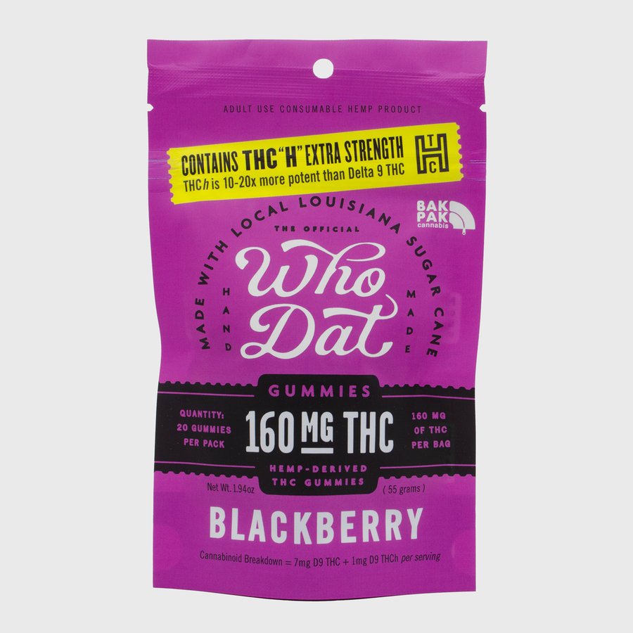 Who Dat  THC Gummies  - 160mg THC The Green Leaf