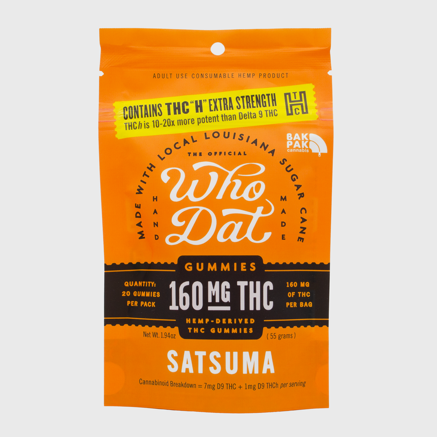 Who Dat  THC Gummies  - 160mg THC The Green Leaf