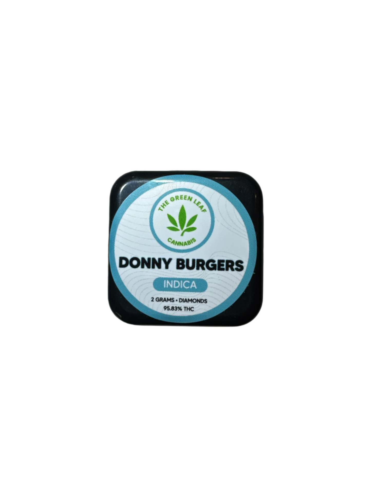 Donny Burgers-strain-indica-concentrates-sugar diamonds-The Green Leaf Cannabis-Cannabis-THCA-high THC-1g