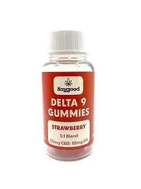 Delta 9 THC Gummies - 5:1 CBD:THC - 50mg CBD, 10mg THC - Haygood The Green Leaf