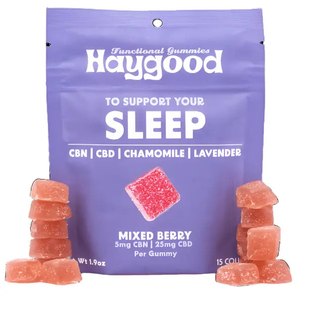 CBN Sleep Gummies - 5mg CBN, 25mg CBD - Haygood The Green Leaf