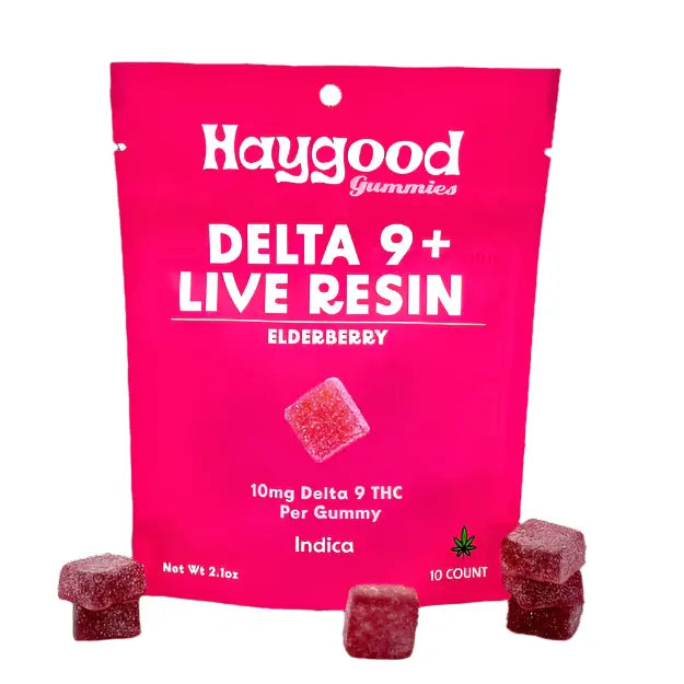 Live Resin THC Gummies - 10mg THC - Indica or Sativa - Haygood The Green Leaf