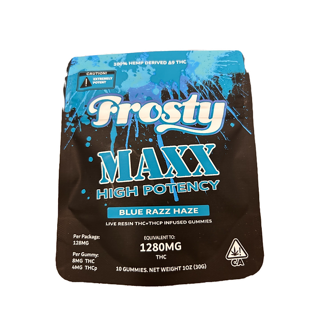 Frosty Maxx 1300 THC Gummies (THC+THCp) The Green Leaf