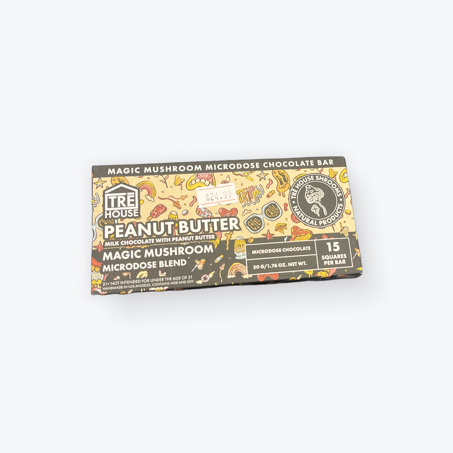 Mushroom Chocolate Bars - Microdose Blend - Tre House