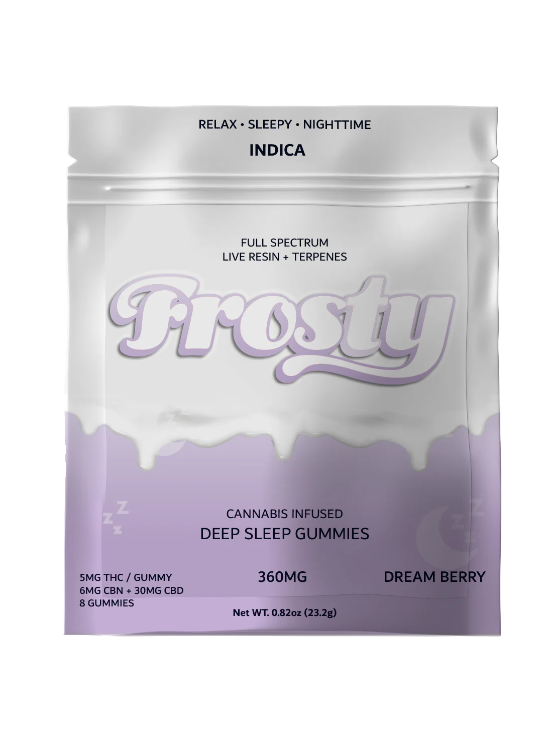 Dream Berry Frosty Indica THC 360mg