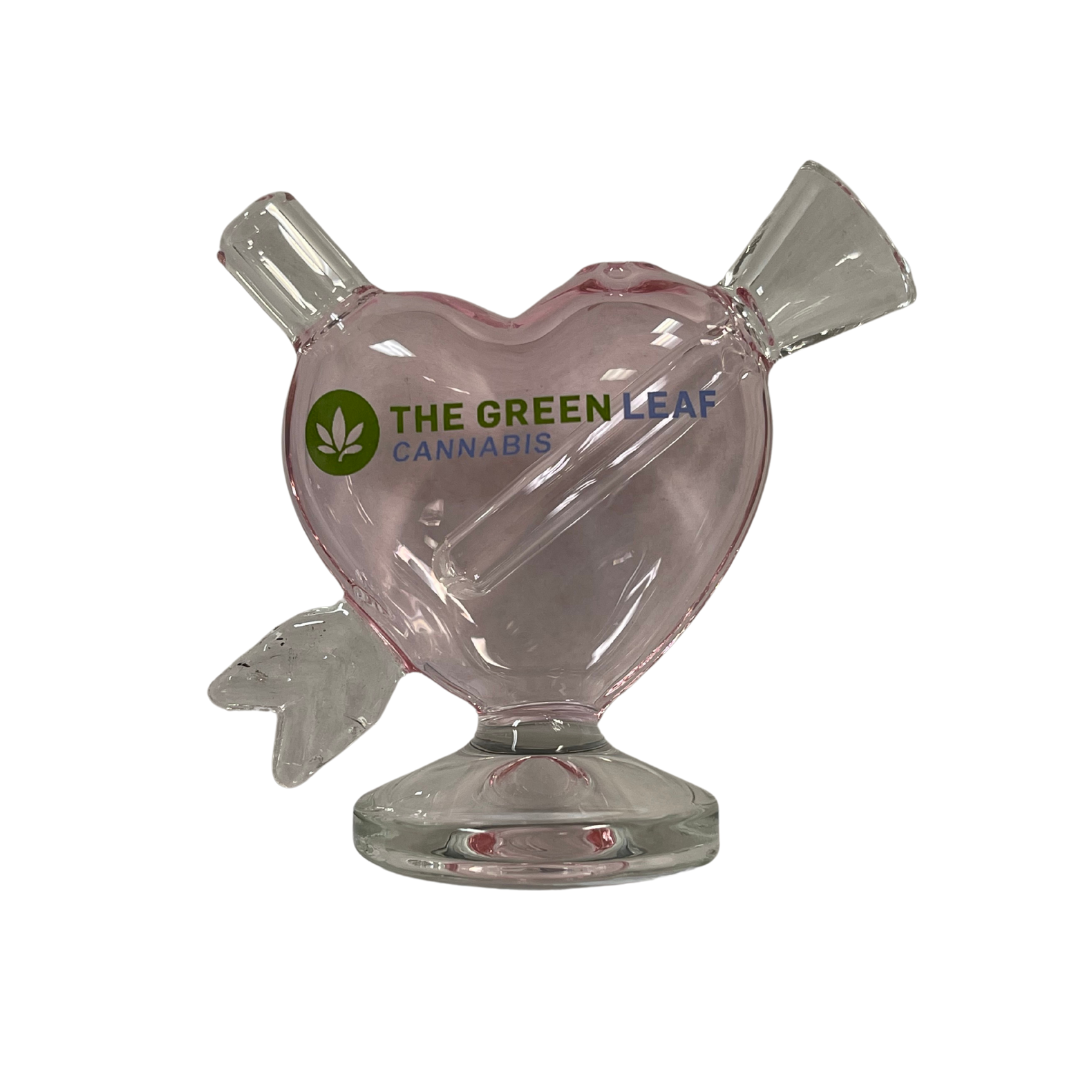 From The Heart Glass Bong-Bong-The Green Leaf Cannabis-cannabis-smoke-accessorie-pipe
