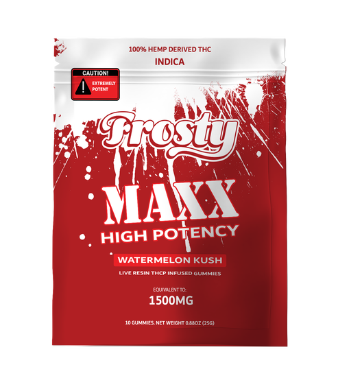 Frosty Maxx 1300 THC Gummies (THC+THCp) The Green Leaf