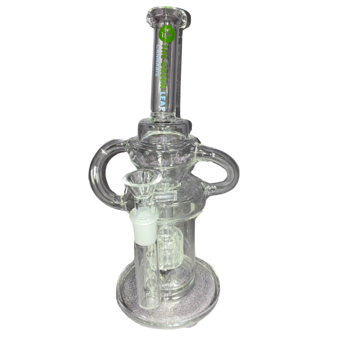 Glass Recycler Bong-Bong-The Green Leaf Cannabis-cannabis-smoke-accessorie