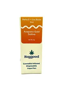 D8-Live Resin-THC-Disposable Vape- Haygood-The Green Leaf Cannabis