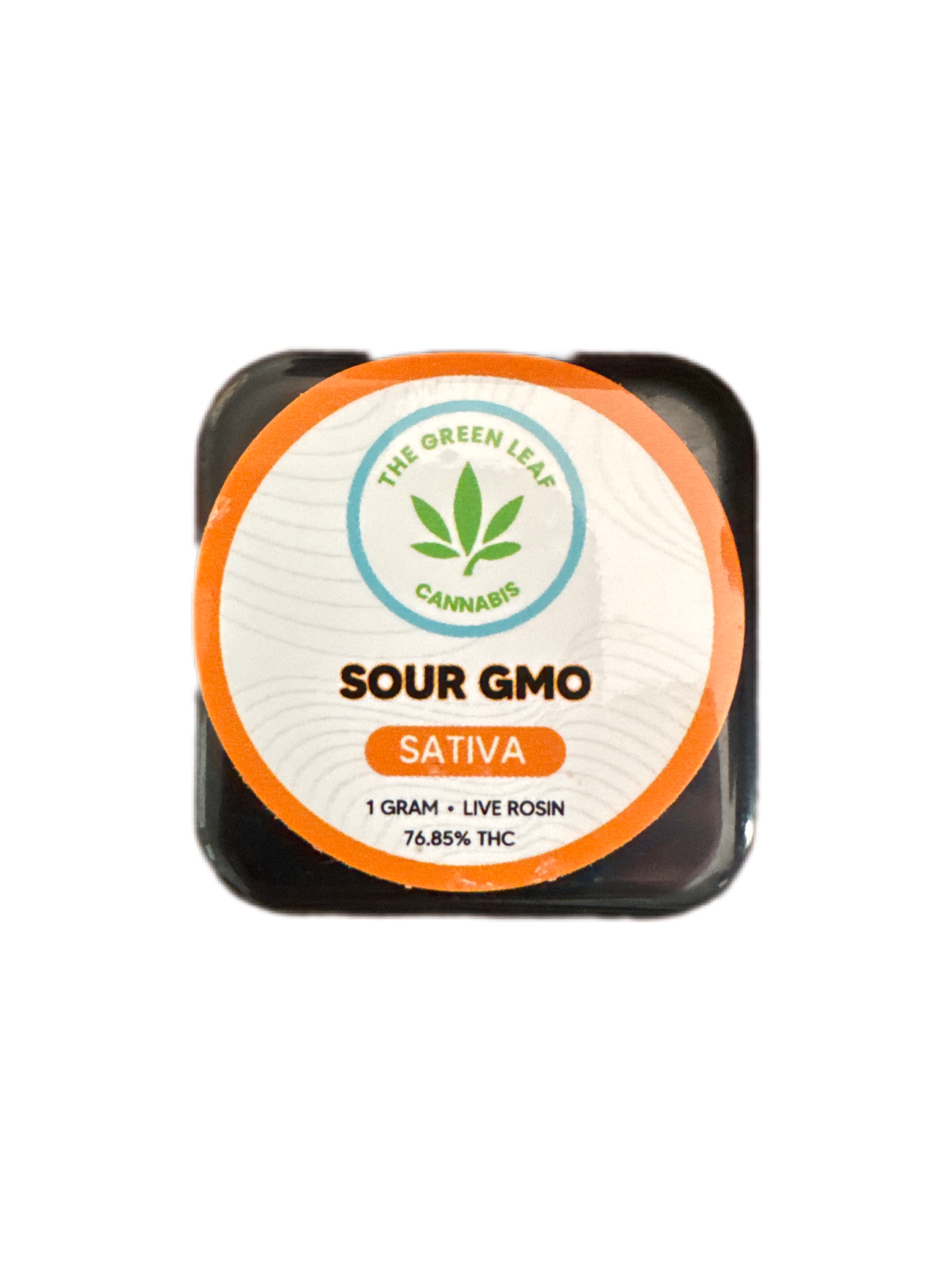 Sour GMO-strain-sativa-concentrates-live rosin-The Green Leaf Cannabis-Cannabis-THCA-THC-1g