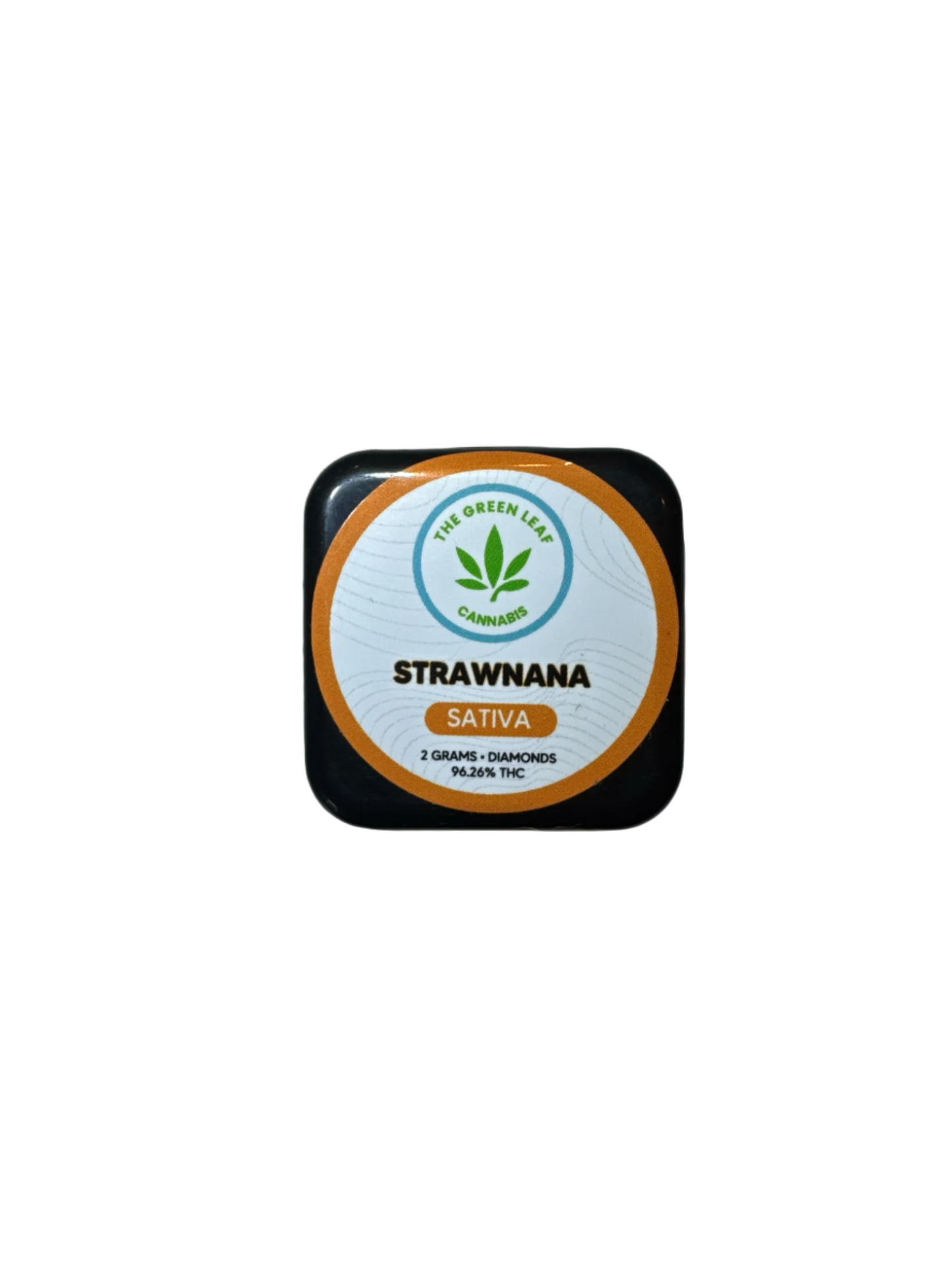 Strawnana-strain-sativa-concentrates-sugar diamonds-The Green Leaf Cannabis-Cannabis-THCA-high THC-1g