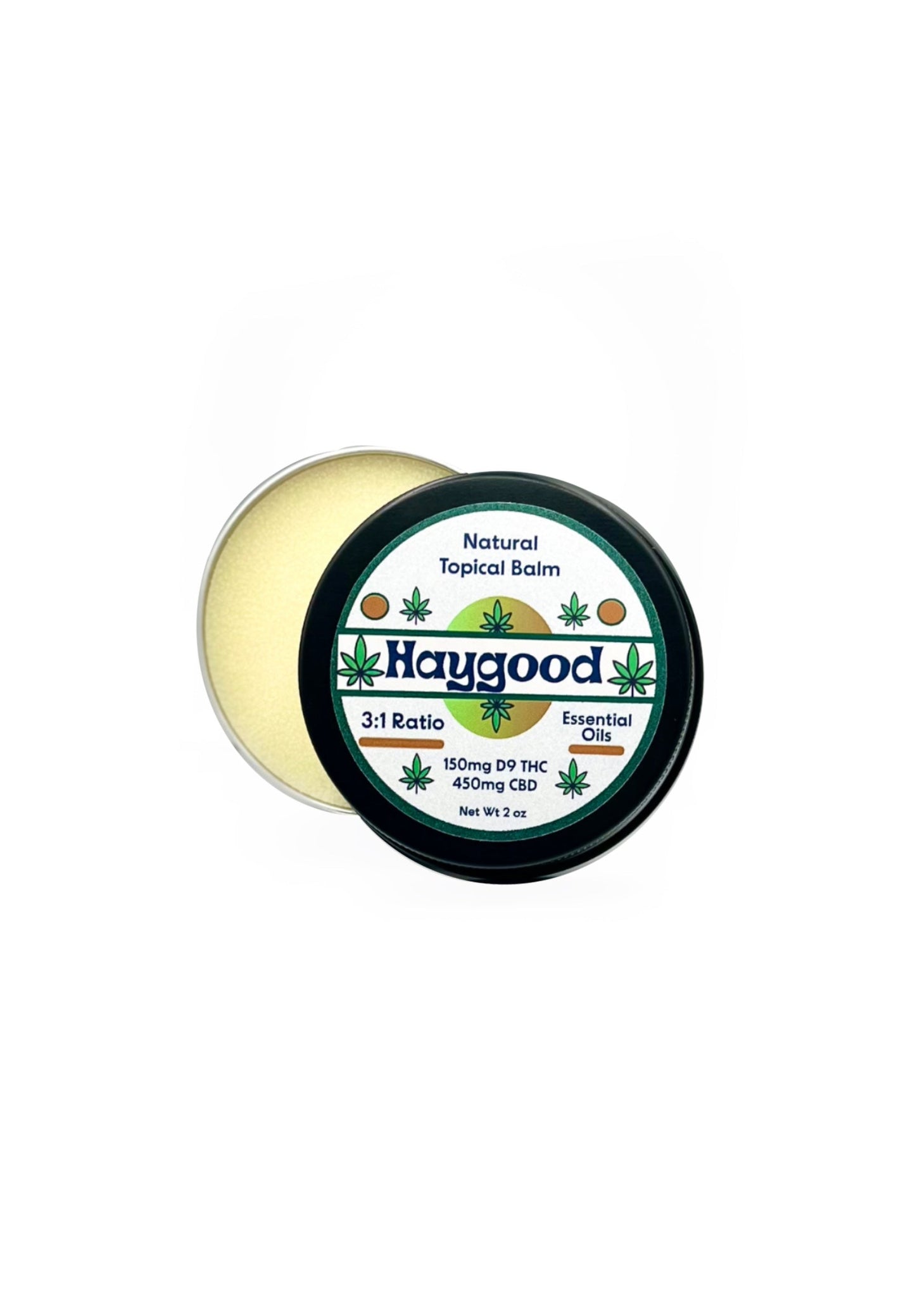 Natural Topical Salve – 3:1 Blend (450mg CBD & 150mg D9) - Haygood The Green Leaf