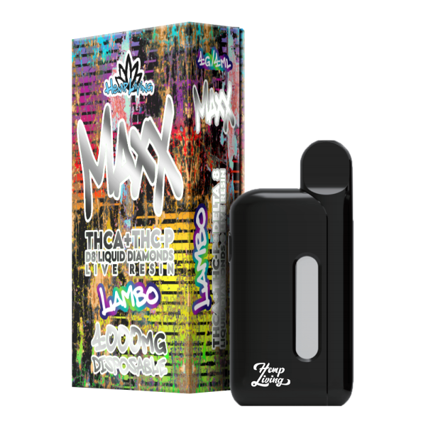 Disposable Vape-Maxx-vape-THCP-THCA-Hemp Living-The Green Leaf Cannabis