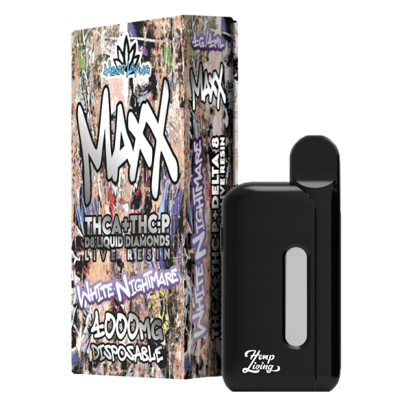 Disposable Vape-Maxx-vape-THCP-THCA-Hemp Living-The Green Leaf Cannabis