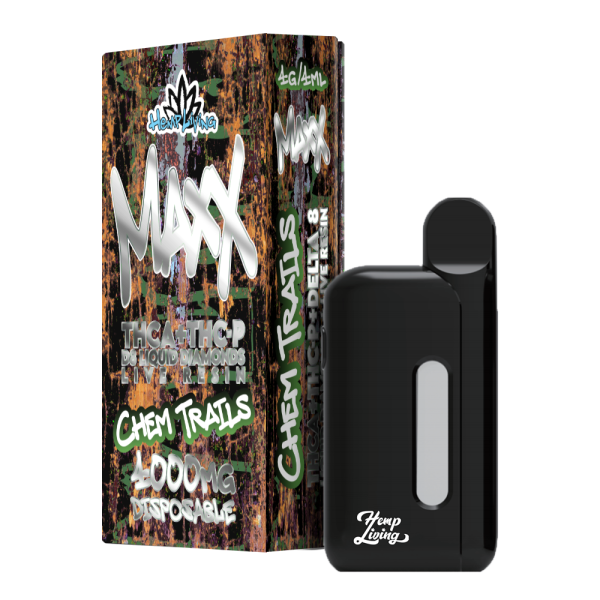 Disposable Vape-Maxx-vape-THCP-THCA-Hemp Living-The Green Leaf Cannabis