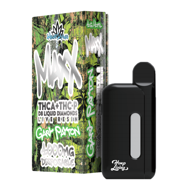 Disposable Vape-Maxx-vape-THCP-THCA-Hemp Living-The Green Leaf Cannabis
