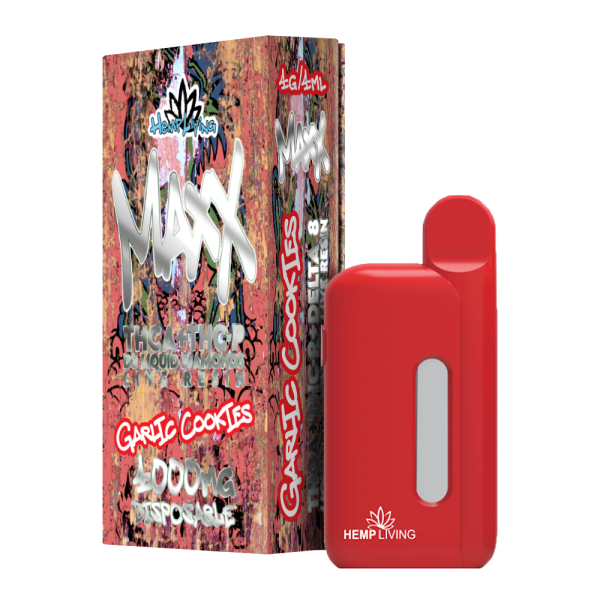 Disposable Vape-Maxx-vape-THCP-THCA-Hemp Living-The Green Leaf Cannabis