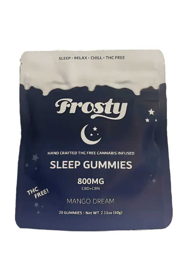 Sleep Gummies - 800mg CBD+CBN - Frosty The Green Leaf