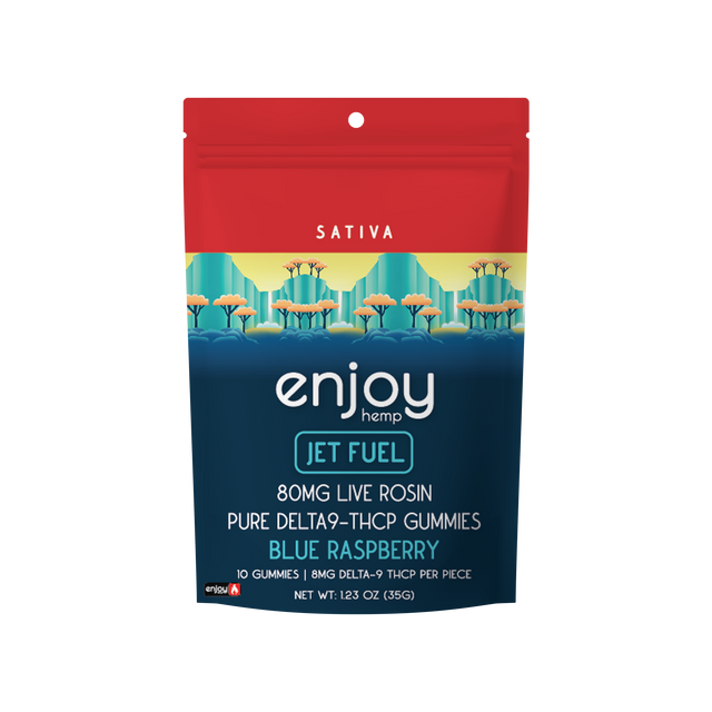 THC-P Gummies - 80mg Live Rosin THC - Enjoy The Green Leaf